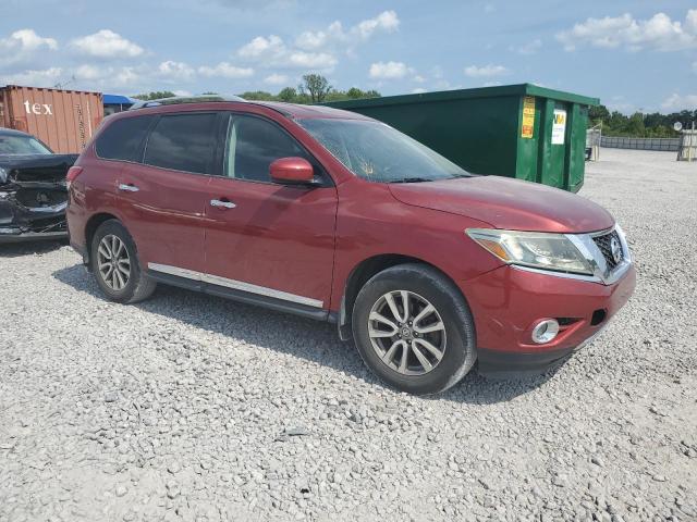 5N1AR2MN8EC725066 - 2014 NISSAN PATHFINDER S RED photo 4