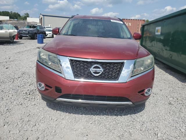 5N1AR2MN8EC725066 - 2014 NISSAN PATHFINDER S RED photo 5
