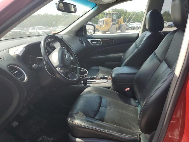 5N1AR2MN8EC725066 - 2014 NISSAN PATHFINDER S RED photo 7