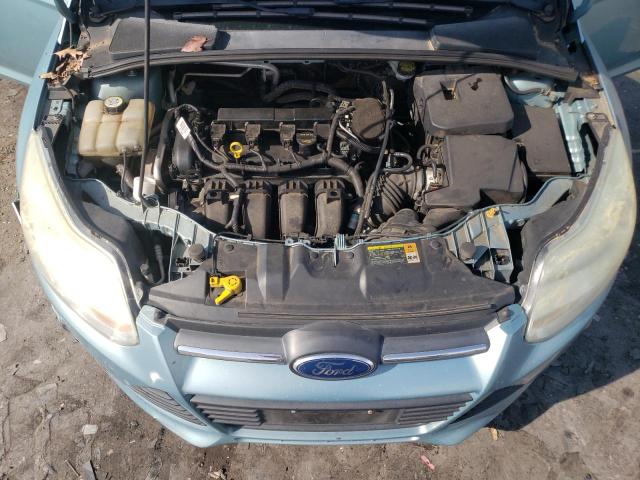 1FAHP3F28CL224294 - 2012 FORD FOCUS SE GREEN photo 11