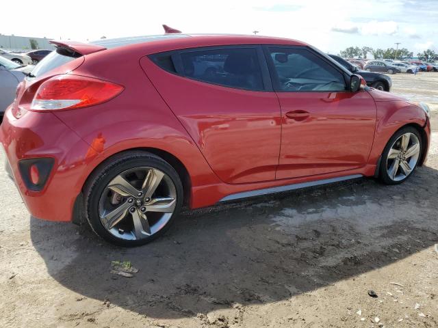 KMHTC6AE5FU221771 - 2015 HYUNDAI VELOSTER TURBO RED photo 3