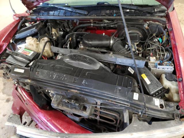 1GNDT13W8T2260208 - 1996 CHEVROLET BLAZER RED photo 11