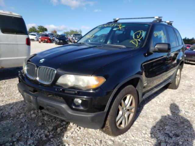 5UXFA13536LY33107 - 2006 BMW X5 3.0I BLACK photo 2