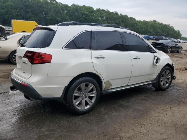 2HNYD2H46CH522622 - 2012 ACURA MDX TECHNOLOGY WHITE photo 3