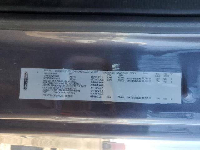 3AKJHHDR7NSNB5998 - 2022 FREIGHTLINER CASCADIA 1 灰色 照片 10