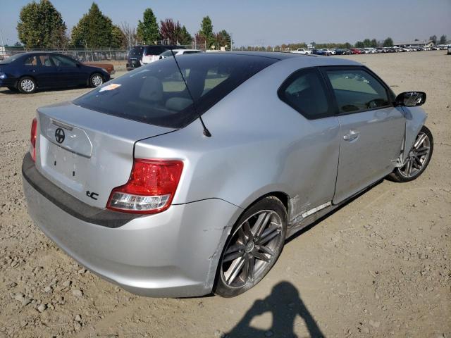 JTKJF5C73D3054964 - 2013 TOYOTA SCION TC ვერცხლისფერი ფოტო 4