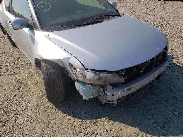 JTKJF5C73D3054964 - 2013 TOYOTA SCION TC ვერცხლისფერი ფოტო 9