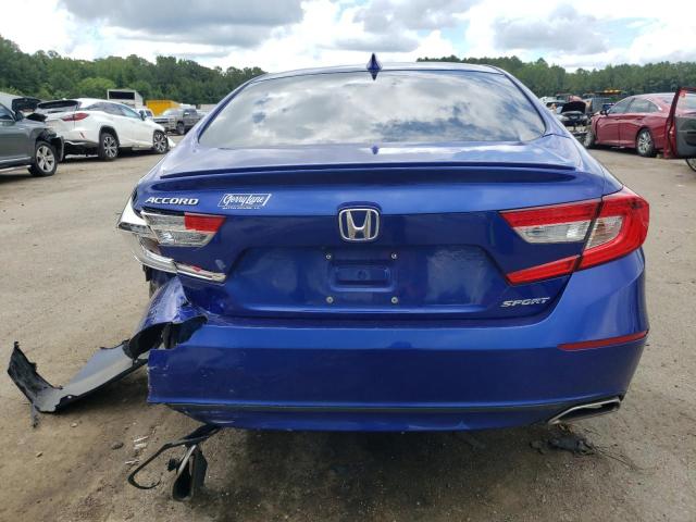 1HGCV1F35LA055856 - 2020 HONDA ACCORD SPORT BLUE photo 6