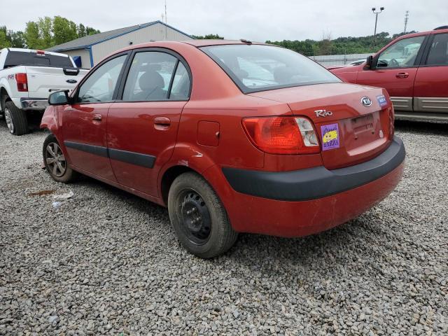 KNADE223096462264 - 2009 KIA RIO BASE ORANGE photo 2