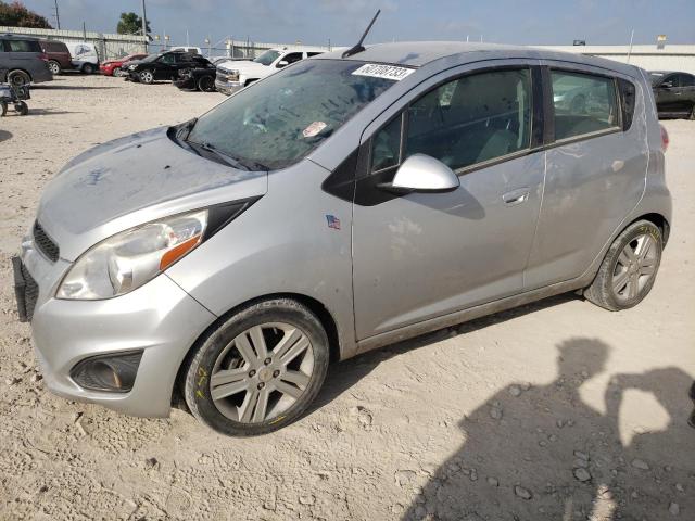 KL8CD6S9XEC540437 - 2014 CHEVROLET SPARK 1LT SILVER photo 1