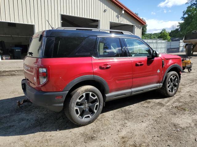 3FMCR9C66MRB13895 - 2021 FORD BRONCO SPO OUTER BANKS RED photo 3