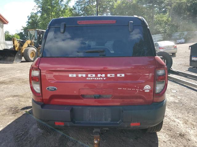 3FMCR9C66MRB13895 - 2021 FORD BRONCO SPO OUTER BANKS RED photo 6