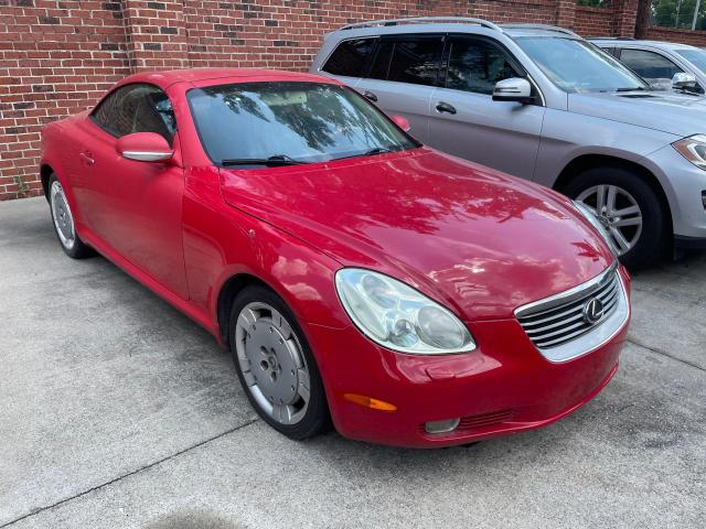 JTHFN48Y530046505 - 2003 LEXUS SC 430 RED photo 1