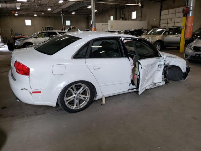 WAUAF78E27A015645 - 2007 AUDI A4 2 WHITE photo 3