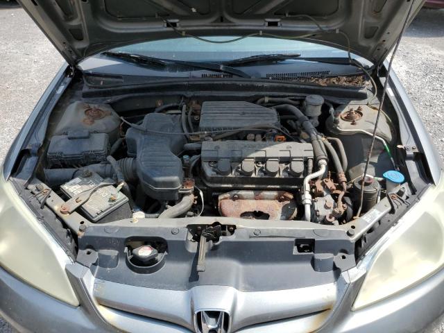 2HGES16395H603542 - 2005 HONDA CIVIC DX VP رمادي صورة 11