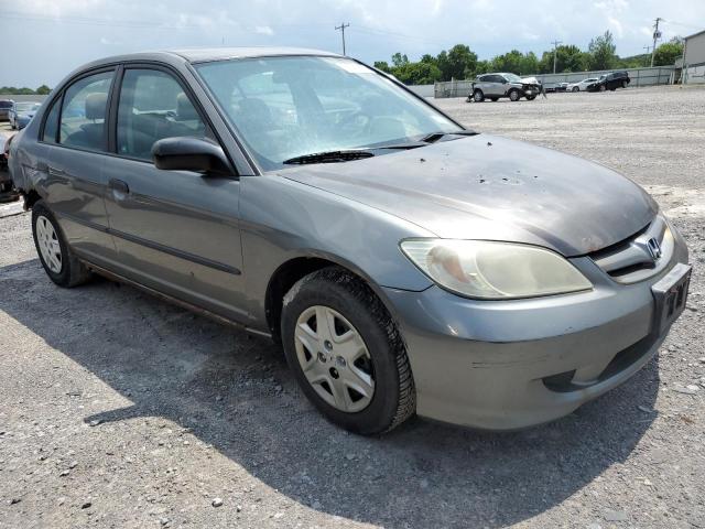 2HGES16395H603542 - 2005 HONDA CIVIC DX VP رمادي صورة 4