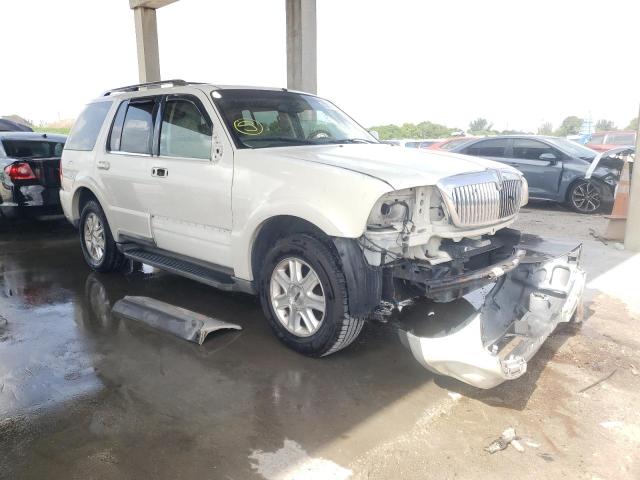 5LMEU68H74ZJ19360 - 2004 LINCOLN AVIATOR 白色 照片 4