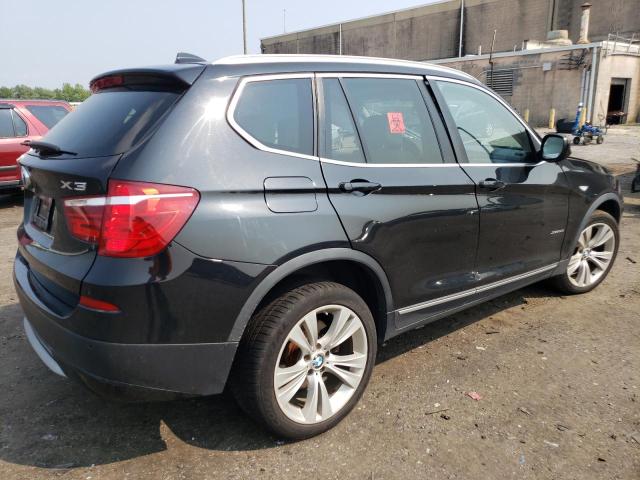 5UXWX7C56BLT78412 - 2011 BMW X3 XDRIVE35I BLACK photo 3