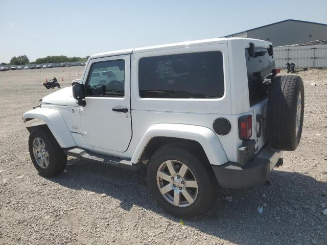 1C4AJWBG8EL125557 - 2014 JEEP WRANGLER SAHARA WHITE photo 2