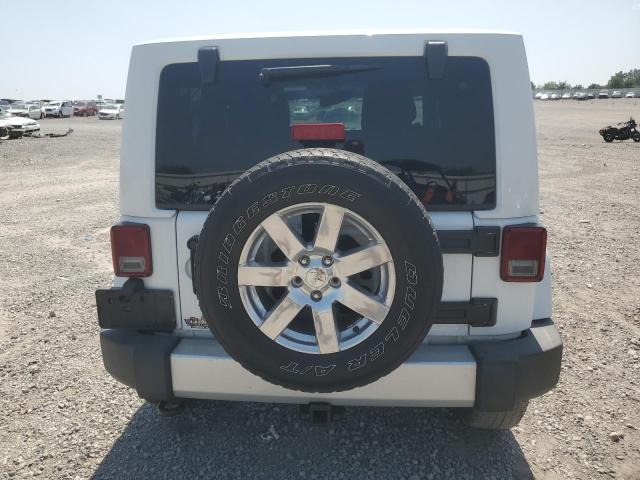 1C4AJWBG8EL125557 - 2014 JEEP WRANGLER SAHARA WHITE photo 6