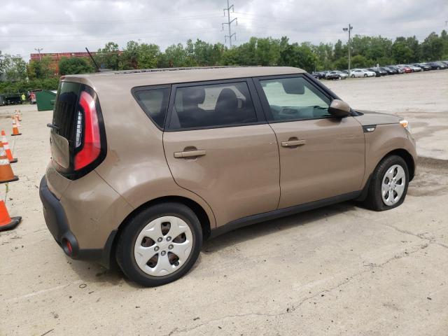 KNDJN2A22E7033484 - 2014 KIA SOUL BROWN photo 3