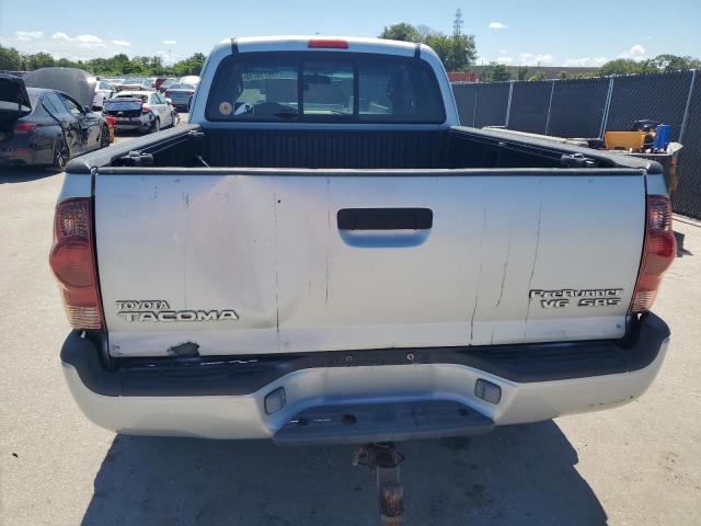5TETU62N45Z115205 - 2005 TOYOTA TACOMA PRERUNNER ACCESS CAB SILVER photo 6