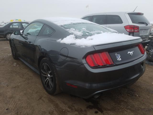 1FA6P8TH7G5261750 - 2016 FORD MUSTANG GRAY photo 3