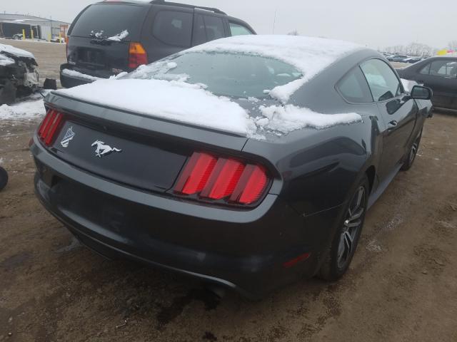 1FA6P8TH7G5261750 - 2016 FORD MUSTANG GRAY photo 4