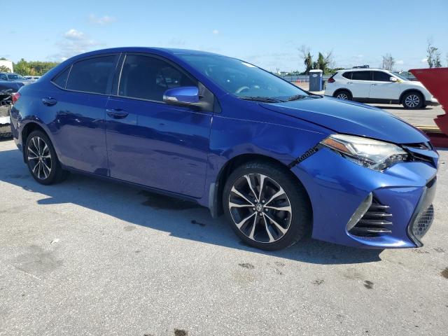 2T1BURHE1HC810790 - 2017 TOYOTA COROLLA L BLUE photo 4