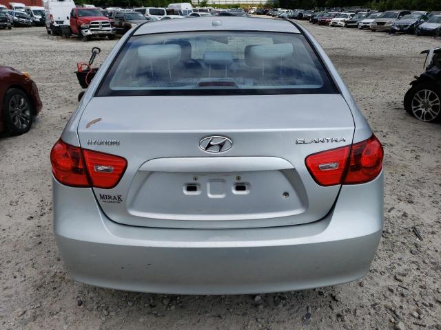 KMHDU46D58U530990 - 2008 HYUNDAI ELANTRA GLS SILVER photo 6