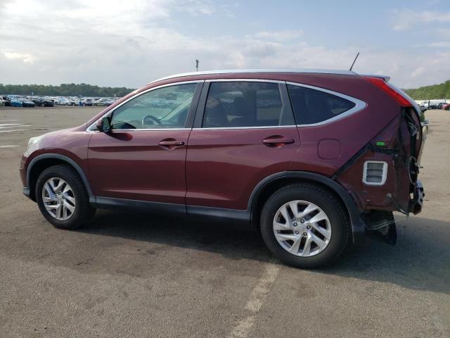 2HKRM4H77FH632543 - 2015 HONDA CR-V EXL BURGUNDY photo 2