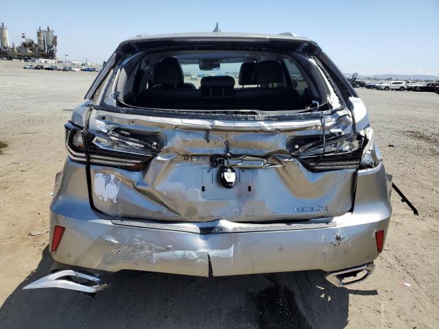 2T2ZZMCA1JC107537 - 2018 LEXUS RX 350 BASE SILVER photo 6