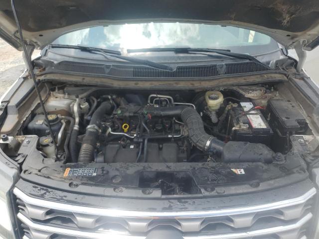 1FM5K7DH9GGD09617 - 2016 FORD EXPLORER XLT ვერცხლისფერი ფოტო 12