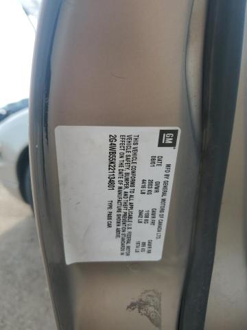 2G4WB55K221134801 - 2002 BUICK REGAL LS 棕色 照片 12