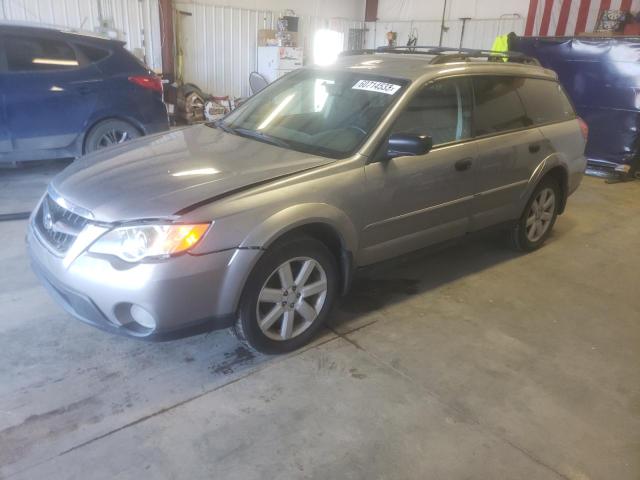 4S4BP61C396321603 - 2009 SUBARU OUTBACK 2.5I SILVER photo 1