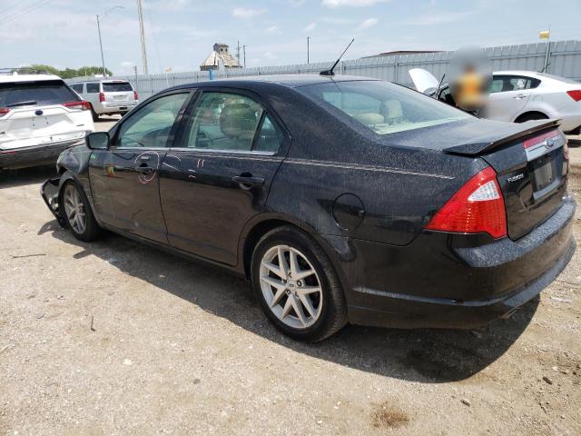 3FAHP0JG2CR335037 - 2012 FORD FUSION SEL BLACK photo 2