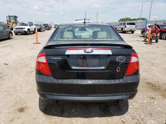 3FAHP0JG2CR335037 - 2012 FORD FUSION SEL BLACK photo 6