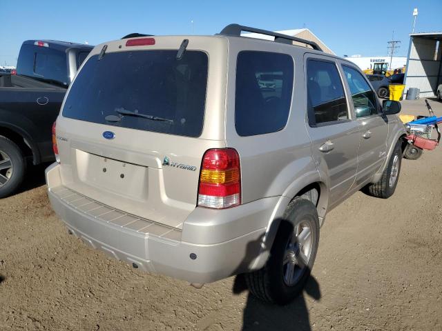 1FMCU59H97KA35394 - 2007 FORD ESCAPE HEV TAN photo 4