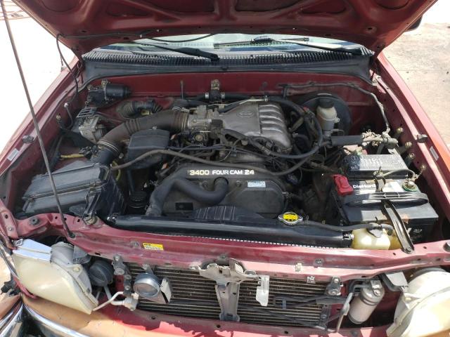 5TEGN92N13Z196760 - 2003 TOYOTA TACOMA DOUBLE CAB PRERUNNER RED photo 11