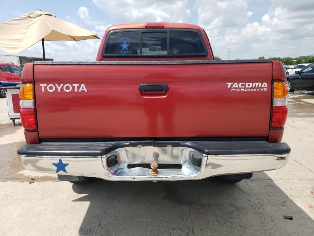 5TEGN92N13Z196760 - 2003 TOYOTA TACOMA DOUBLE CAB PRERUNNER RED photo 6