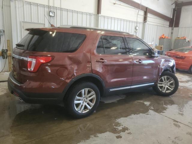 1FM5K8D80JGC56481 - 2018 FORD EXPLORER XLT BROWN photo 3