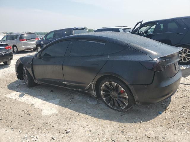 5YJ3E1ECXPF582188 - 2023 TESLA MODEL 3 Черный фото 2