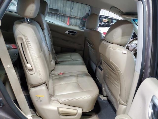 5N1AR2MN8FC708902 - 2015 NISSAN PATHFINDER S BROWN photo 11