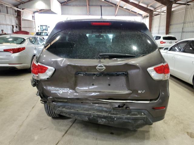 5N1AR2MN8FC708902 - 2015 NISSAN PATHFINDER S BROWN photo 6