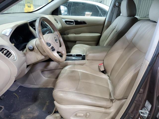 5N1AR2MN8FC708902 - 2015 NISSAN PATHFINDER S BROWN photo 7