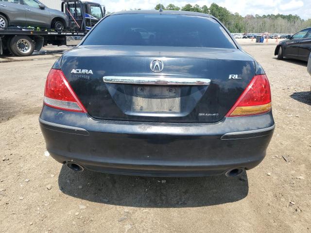 JH4KB16507C001488 - 2007 ACURA RL BLACK photo 6