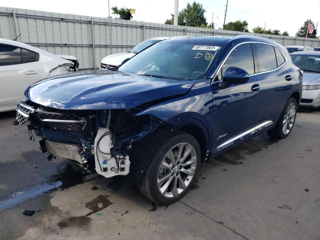 LRBFZSR46ND071526 - 2022 BUICK ENVISION AVENIR BLUE photo 1