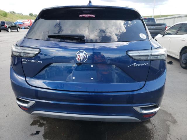 LRBFZSR46ND071526 - 2022 BUICK ENVISION AVENIR BLUE photo 6