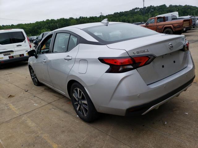 3N1CN8EV0ML864740 - 2021 NISSAN VERSA SV SILVER photo 2