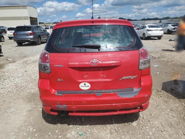 2T1KR32EX6C589064 - 2006 TOYOTA COROLLA MA XR RED photo 6